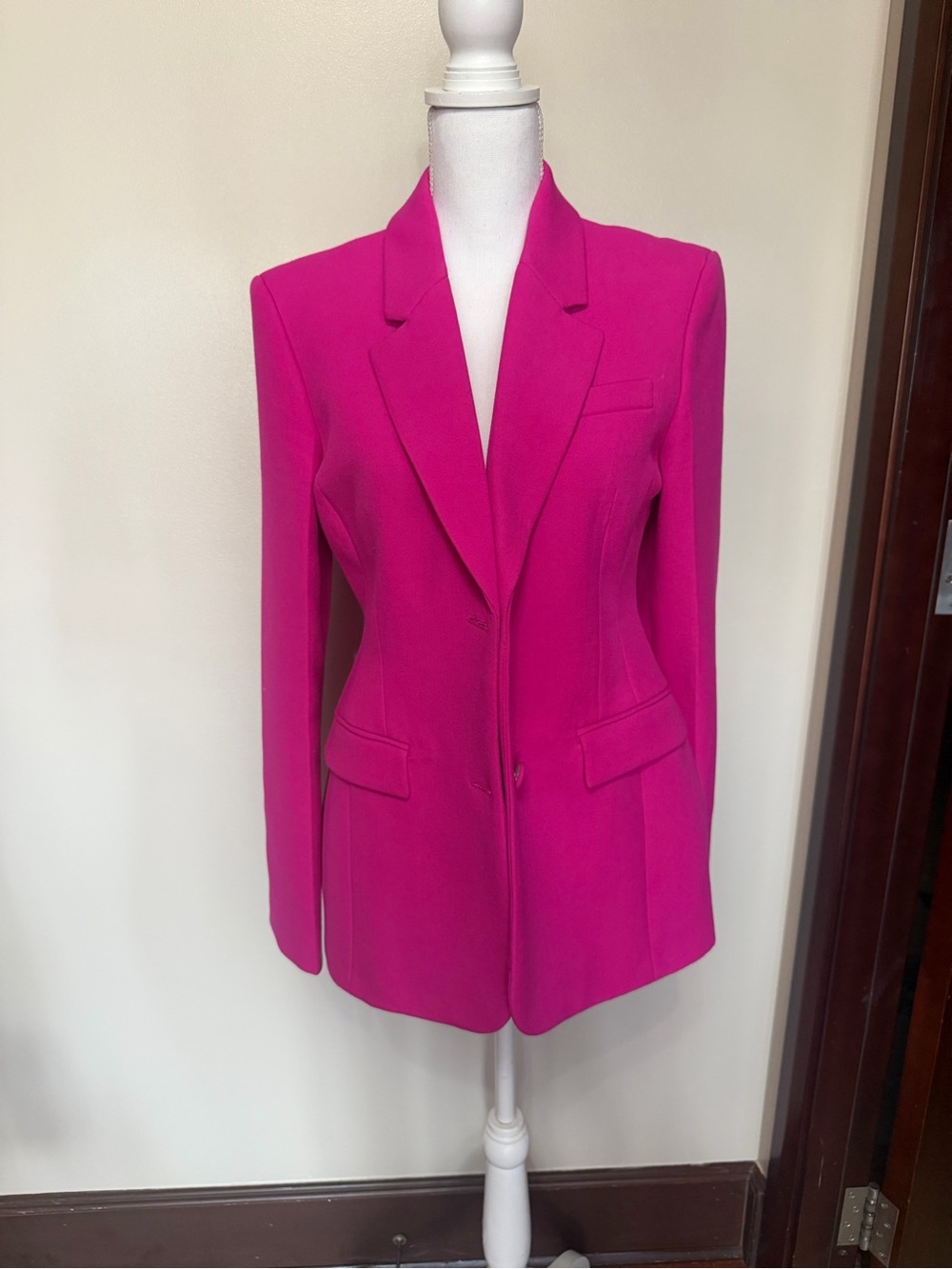 Zara Fuchsia Tailored Women's Blazer like new worn ones